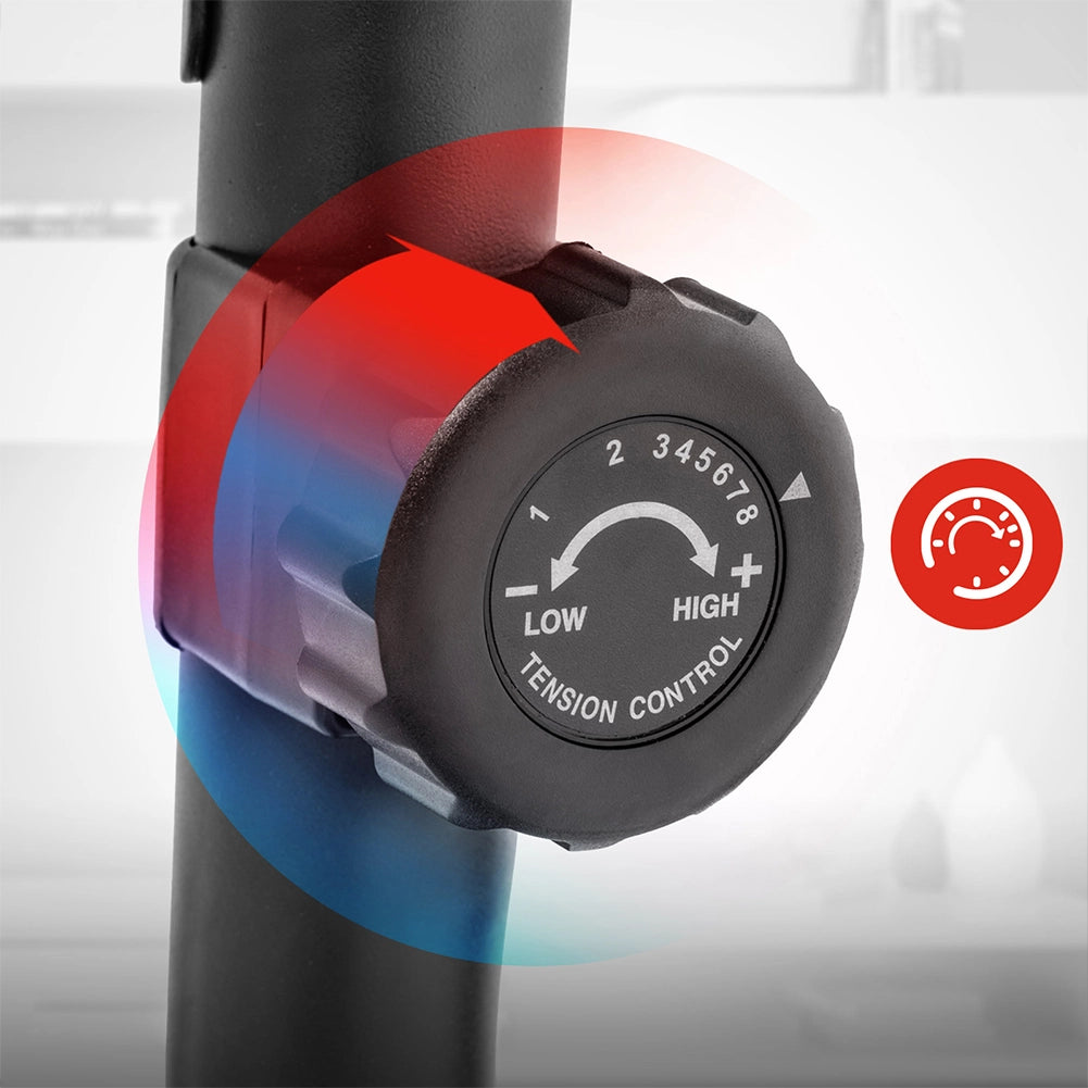 Cyclette Ellittica Allenamento Fitness Cardio Spinning Bike 8 Livelli Resistenza
