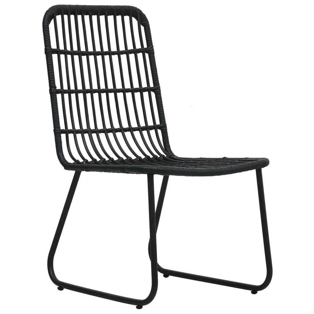 Set da Pranzo da Giardino 5 pz in Polyrattan e Vetro cod mxl 37720