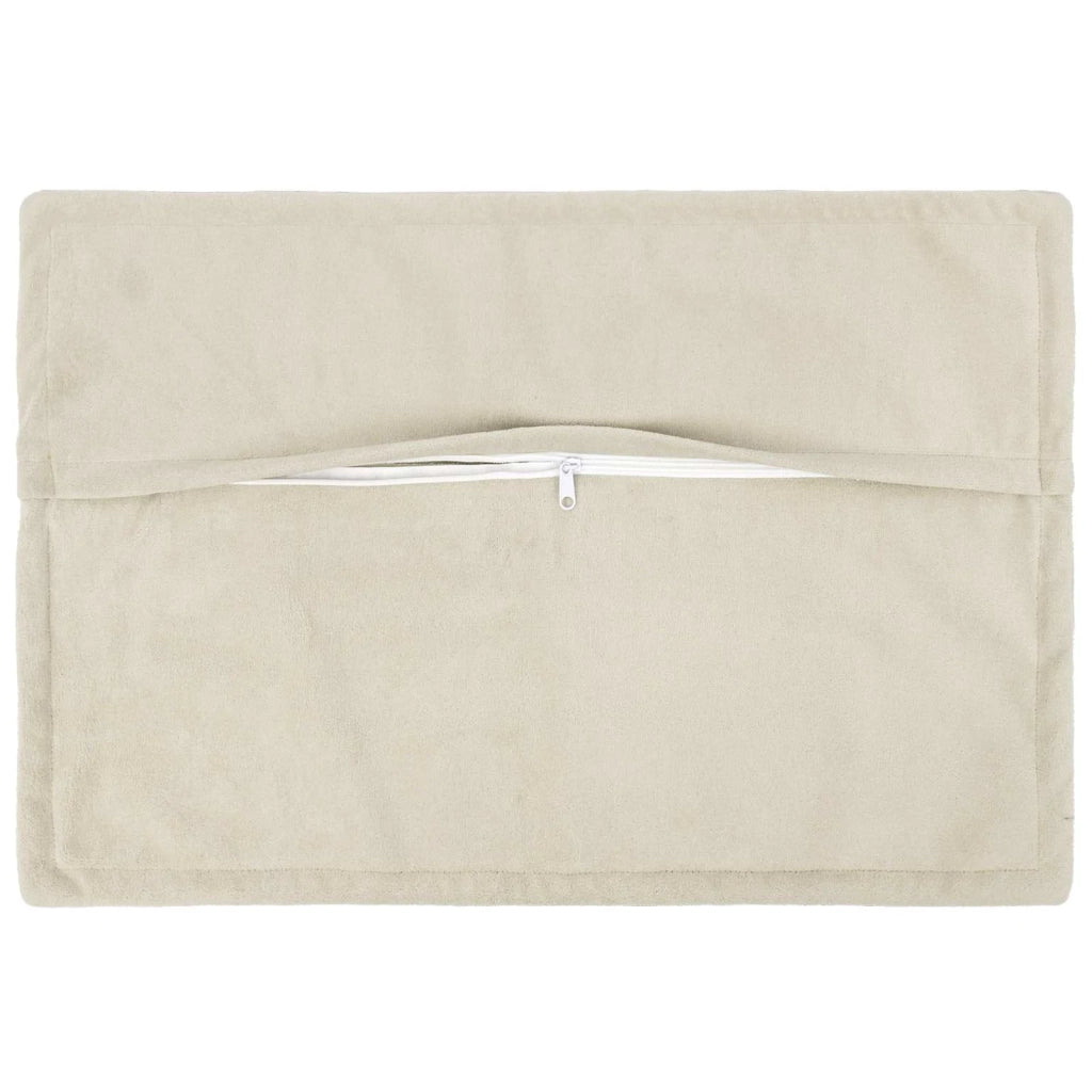 Cuscino con cuscino HOUTEN 2 pz Crema Fleece in microfibra 935560