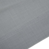 Coprisedile per Dondolo da Giardino 115x48x48cm in Tessuto a Rete Grigio Chiaro