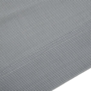 Coprisedile per Dondolo da Giardino 115x48x48cm in Tessuto a Rete Grigio Chiaro