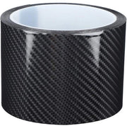 Protezione per Paraurti in Fibra di Carbonio - Nero - 7 cm x 3 m - Accessorio per Auto - Adesivo Diretto - Kit per Rivestimento Autoveicoli