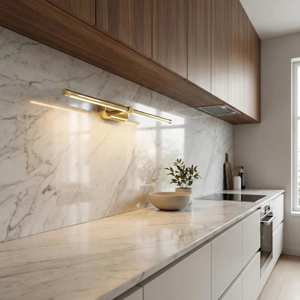 Applique Da Bagno Led APP1890-1W 60 Cm Gold