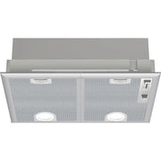 BOSCH DHL555BL Unità filtro 650 m3 / H - 50 cm - Classe C 79,8 kWh / anno - Scarico o riciclaggio con filtro al carbone DH - Metallo