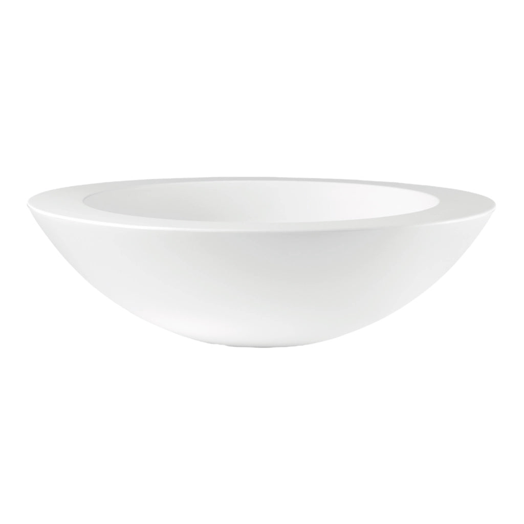 Vaso Fioriera CIOTOLA GENESIS TONDA in RESINA Ø 75 CM moderna VECA vari colori Color: BIANCO
