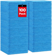 Set di asciugamani microfibre 100 pezzi - Asciugamani di pulizia riciclabili - Pluie libera - Asciugamani multifunzione per la pulizia - 29,2 x 29,2 cm - Pulizia potente