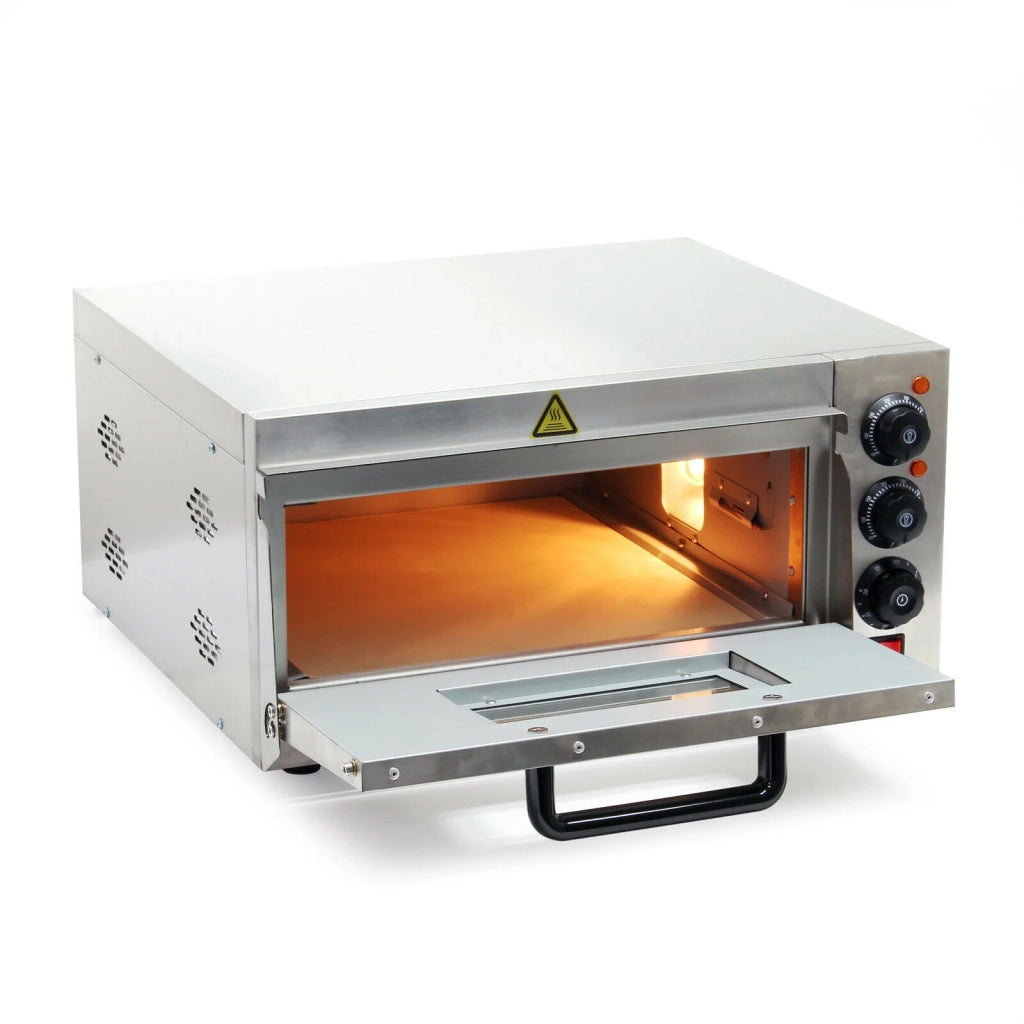 Forno per pizza da 2000 watt acciaio raffinato pietra refrattaria per pizza per uso alimentare 16_0002439