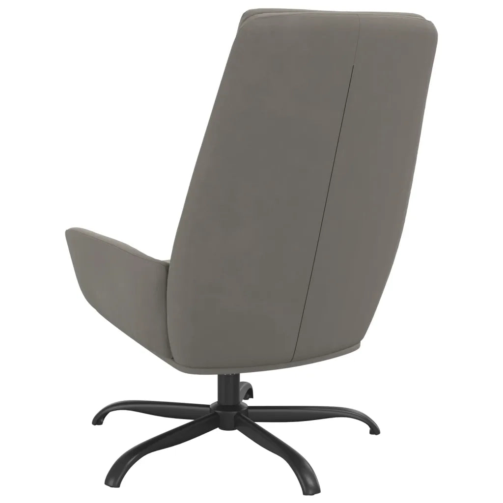 Poltrona Relax Grigio Chiaro in Velluto 341407