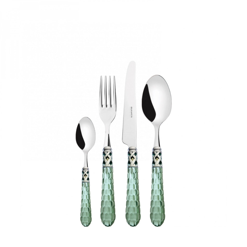 BOHEMIA Ghiera Cromata, Posate Set 24 Pz, Scatola Compact, Casa