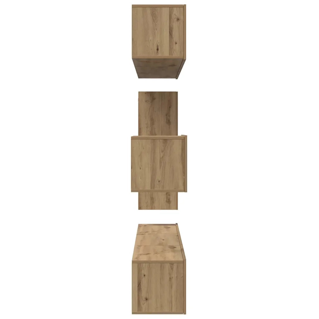 Set mobile TV 8 pcs Rovere artigianale Legno multistrato 3393134