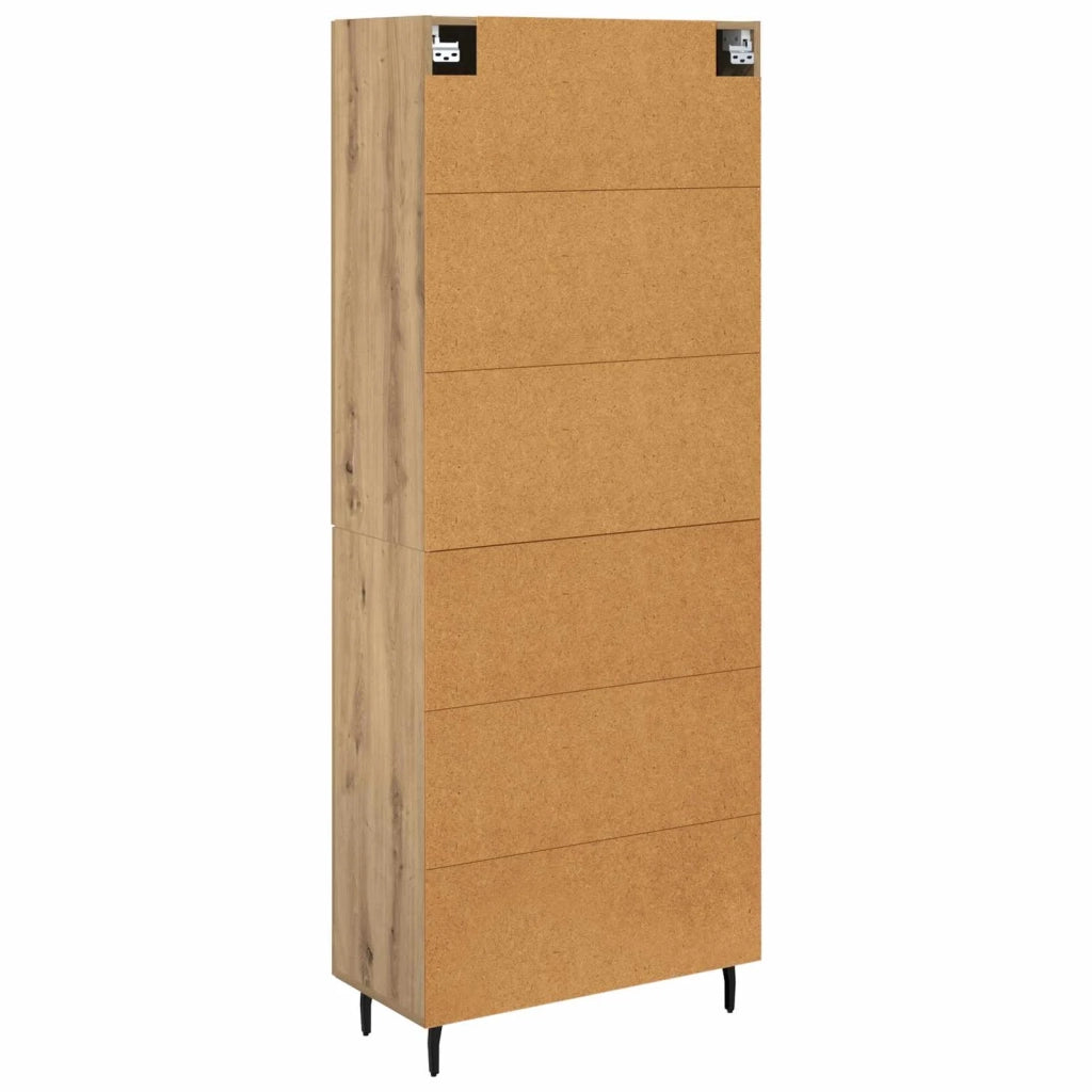 Credenza 2 pcs Rovere artigianale 69,5 x 34 x 180 cm 3415922