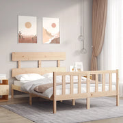 Giroletto senza Materasso 140x200 cm in Legno Massello di Pino 3193271