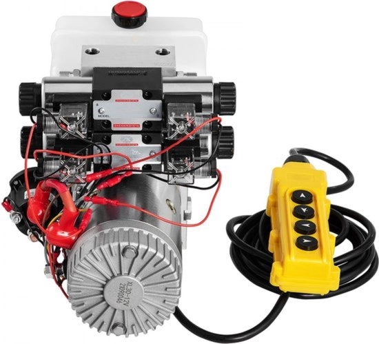 Pompa idraulica - 12V - 4,5L - Doppia solenoide - Per rimorchio scarico