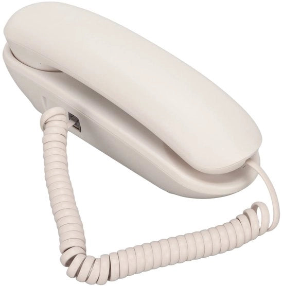 Telefonia da Parete Retro - Telefono da Muro - Compacto per Parete/Tavolo - Chiara Qualità Audio - Funzione Silenziatore - Stile Elegante - Telefono Fissato