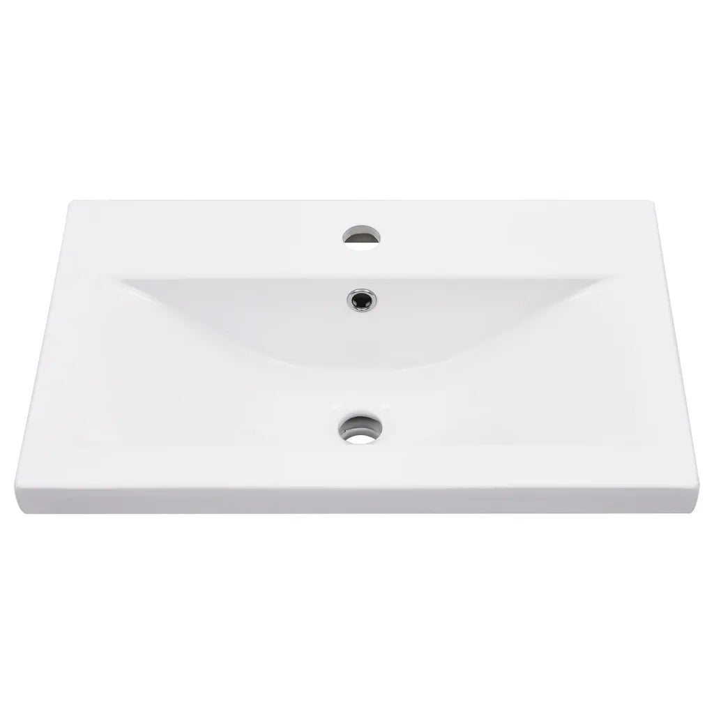 Telaio per Lavabo da Bagno con Lavabo Integrato-Struttura per Lavabo da Bagno Bianco in Ferro 890312