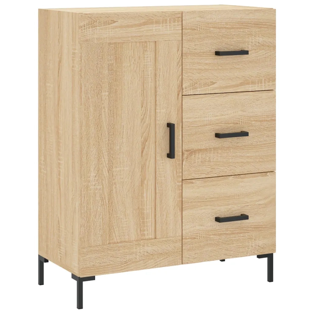vidaXL Credenza Rovere Sonoma 69,5x34x180 cm in Legno Multistrato