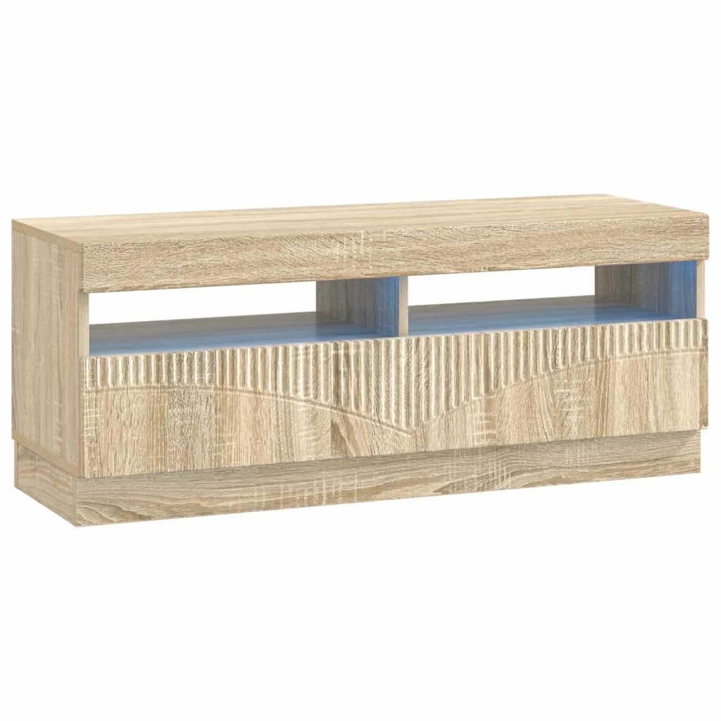 Mobile TV LED a 5 pezzi Rovere Sonoma Legno ingegnerizzato 3416839