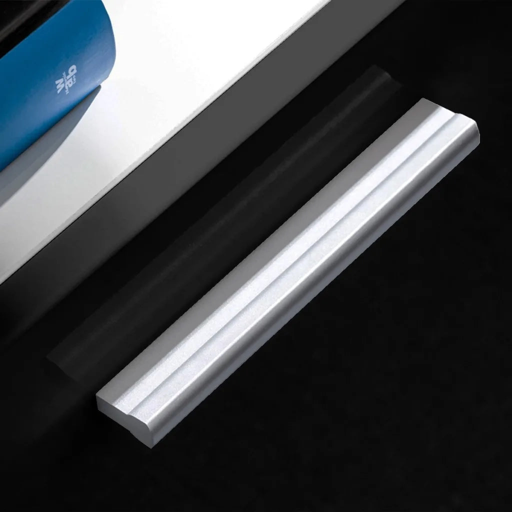 Set Parete Attrezzata Porta TV con Luci LED 5 pz Nero Lucido 246028