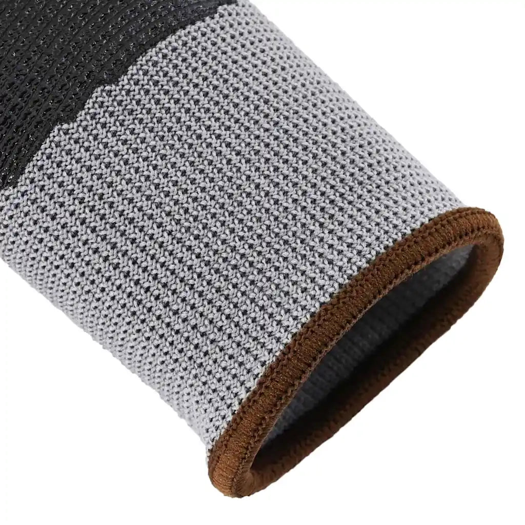 Guanti da Lavoro 24 pcs Grigio e Nero 8 / m Poliestere