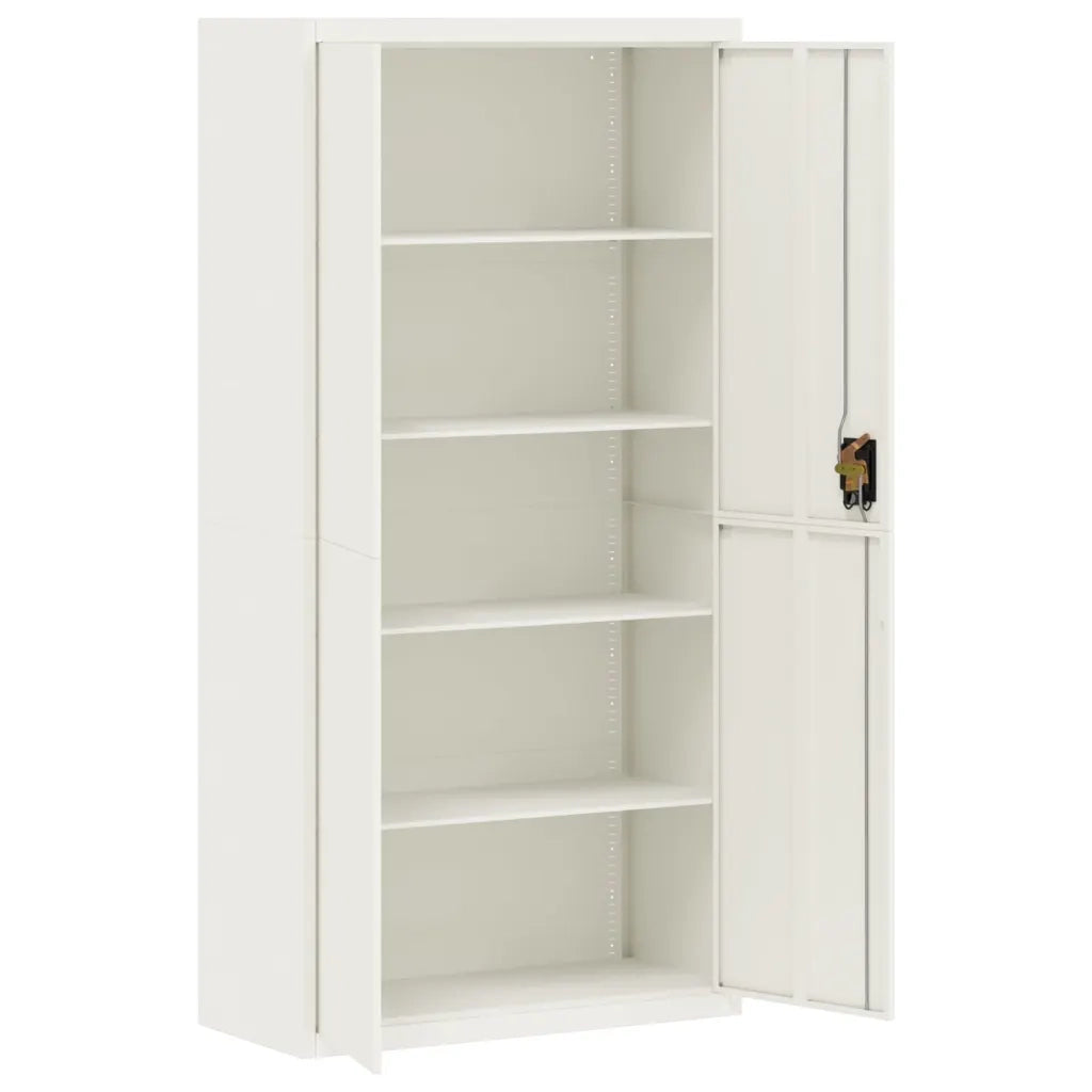 Armadio Classificatore Bianco 90x40x220 cm in Acciaio 3188314