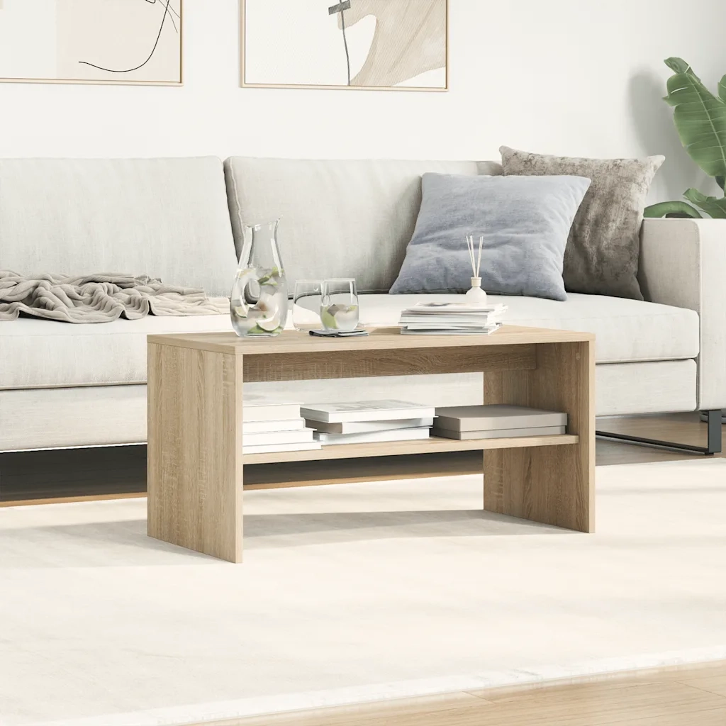 Mobile Porta TV Rovere Sonoma 80x40x40 cm in Legno Multistrato 859111