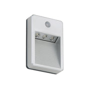 Applique Esterno Moderno Lero Plastica Grigio Titanio Led Integrato 1,2W 6500K