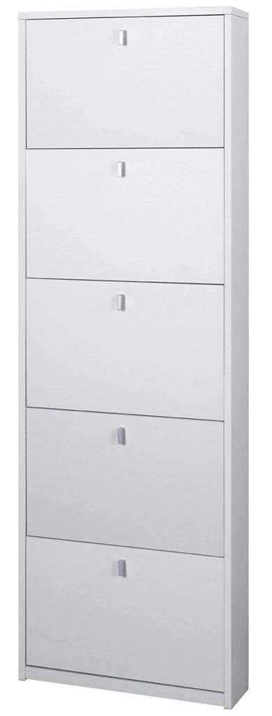 KIT SCARPIERA 5 ANTE A RIBALTA H190 L63 P18 Cm FINITURA BIANCO SARMOG Sk555k