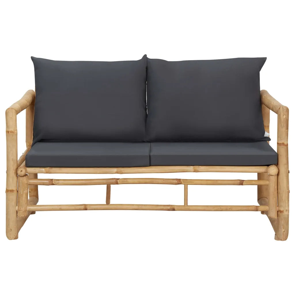 Set Divani da Giardino 4 pz con Cuscini in BambÃ¹ cod mxl 37779