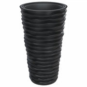 Fioriera | Cassetta per fiori | Vaso con Interno Rimovibile Antracite 8/22 L PP Scanalato