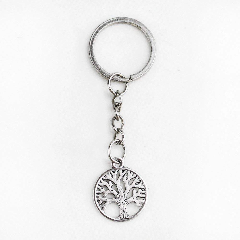 Trade Shop - 12 Portachiavi Porta Chiave Bomboniere Confetti Albero Della Vita Segnaposto -