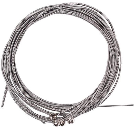 Bassi a risonanza in acciaio inossidabile - Accessorio musicale - Duraturo e resistente - 4 corde basso - Alta durata - Suono costante