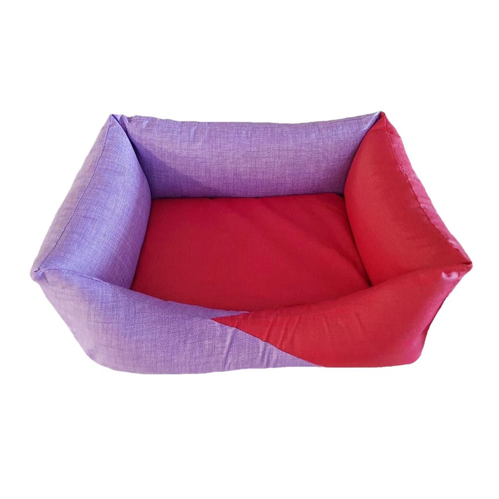 Cuccia in teflon per cani waterproof medora purple red cm 55