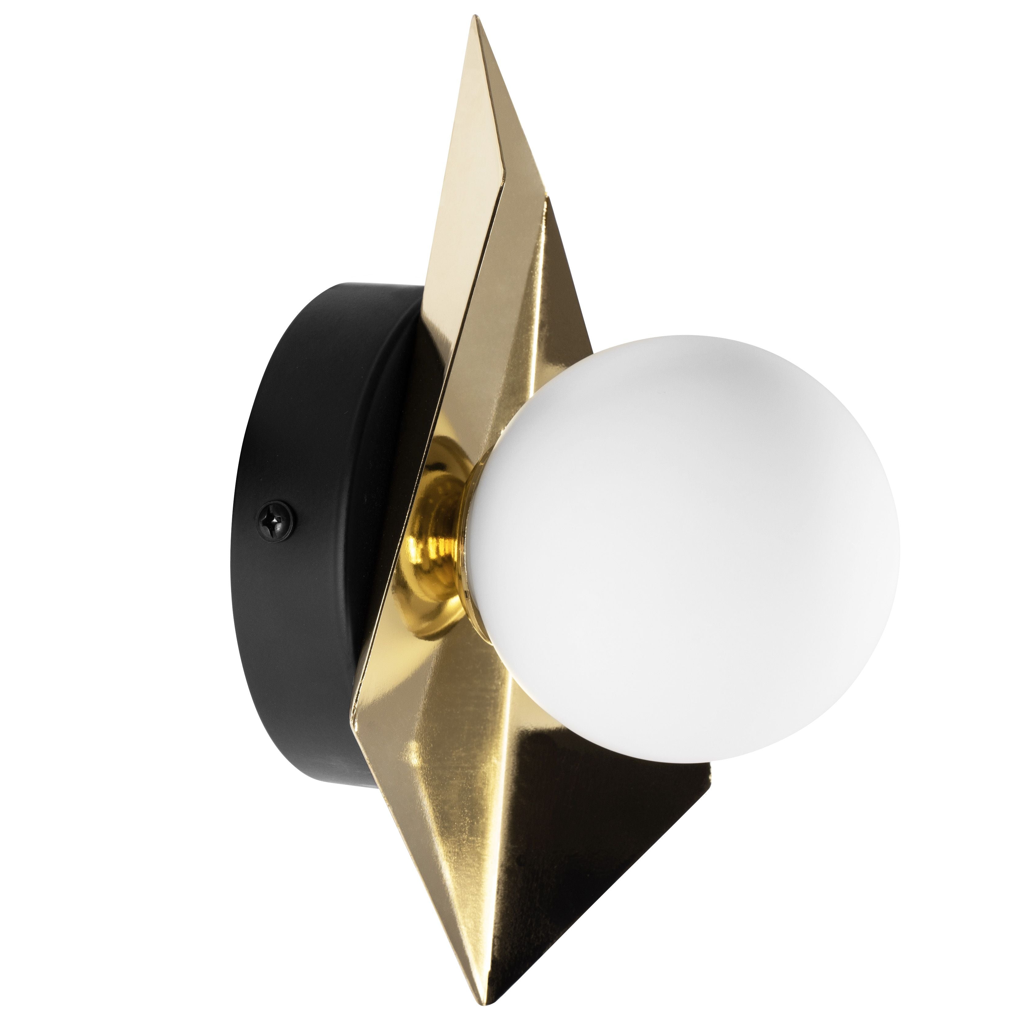 Lampada Da Parete App1411-w Black Gold