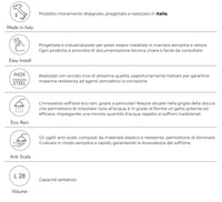 Doccia Solare da Giardino 28L Miscelatore e Lavapiedi Tevere X Satinato