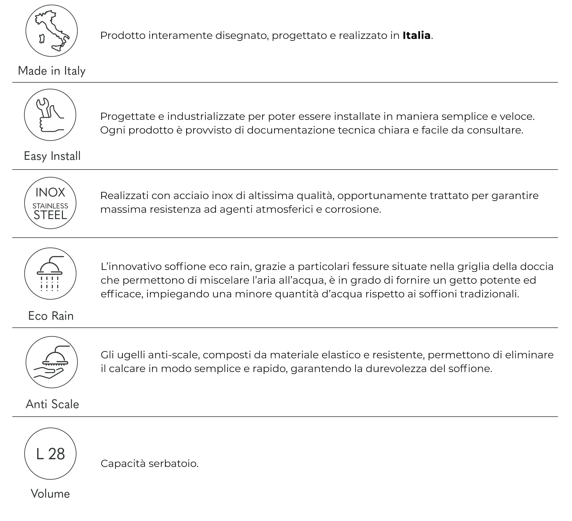 Doccia Solare da Giardino 28L Miscelatore e Lavapiedi Tevere X Satinato