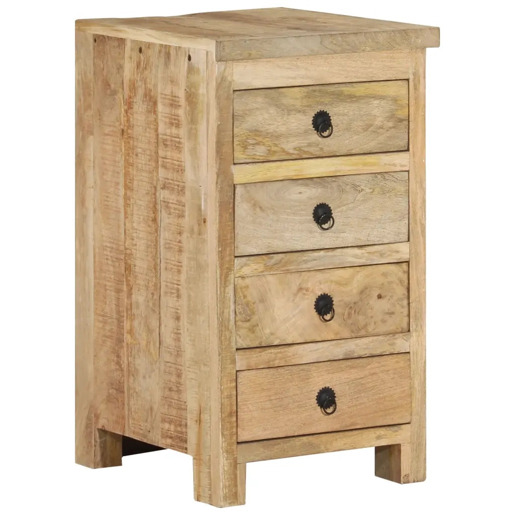 vidaXL Scrivania a Colonna in Legno Massello di Mango 140x50x77 cm