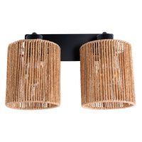 Lampada Da Parete APP1824-2W Nature Black