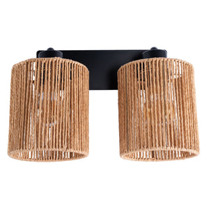 Lampada Da Parete APP1824-2W Nature Black