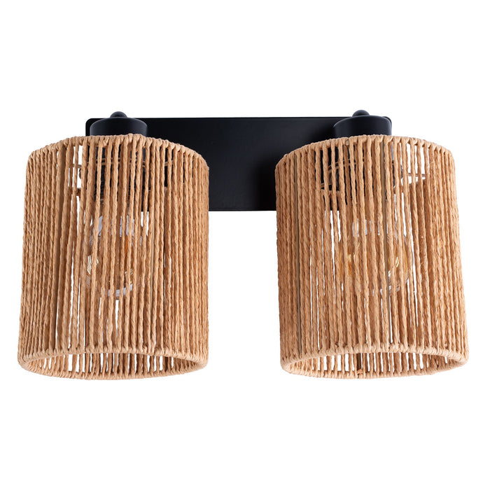 Lampada Da Parete APP1824-2W Nature Black