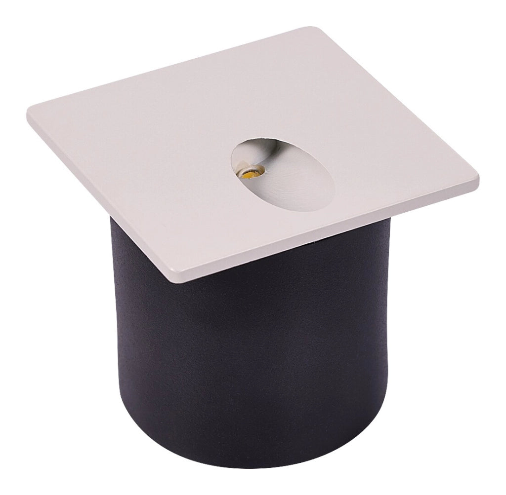 Segnapasso quadrato bianco LED 3W 3000K IP54 Rabalux