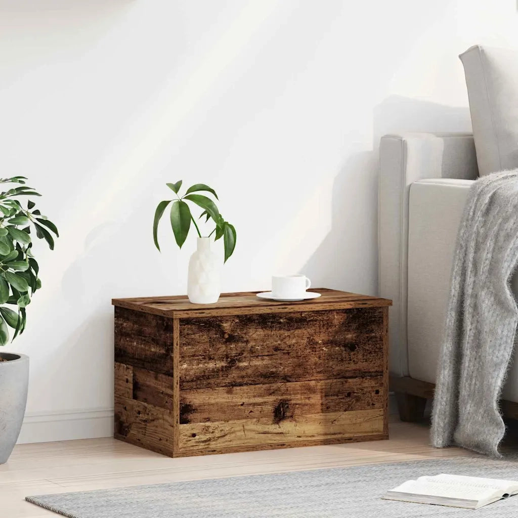 Scatola di Stoccaggio Legno vecchio 60 x 35 x 35 cm CFW4486813