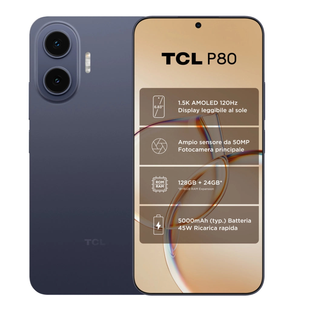 Tcl p80 midnight blue 6.83 8gb/128gb - TCT853K-2ALCA112