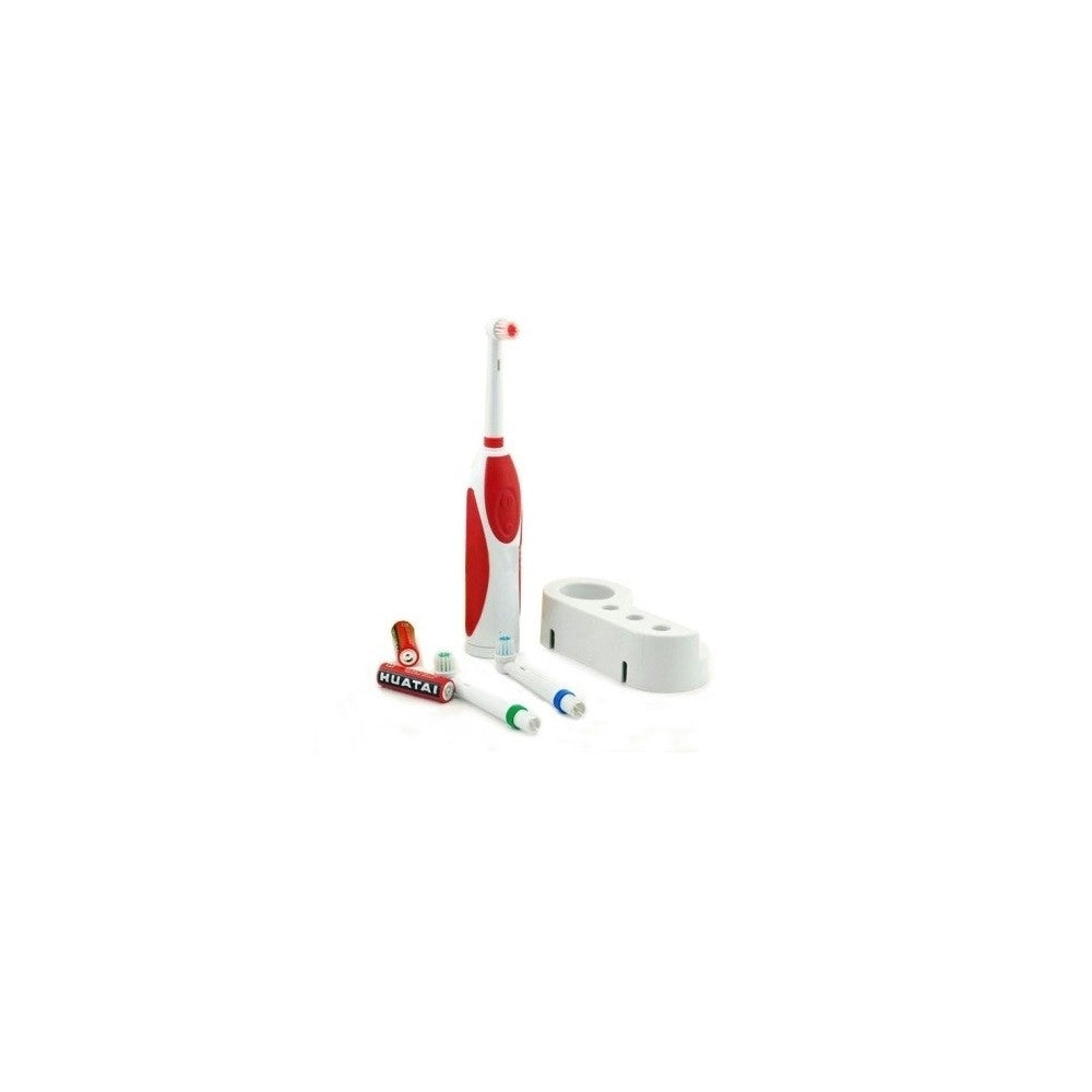 Trade Shop - Spazzolino Per Denti Elettrico Con Testine Intercambiabili Corpo Impermeabile -