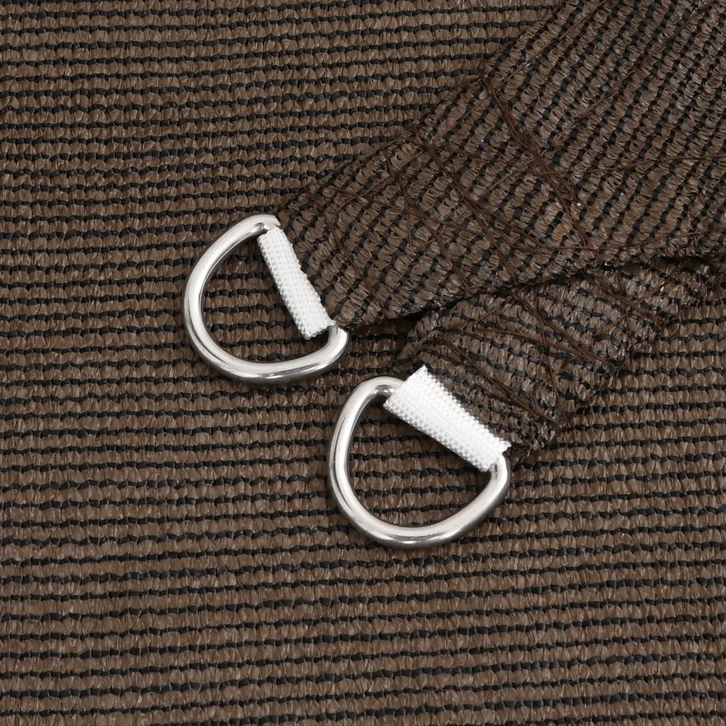 Vela Parasole | Telo Ombra | Vela da ombra 160 g/m2 Marrone 3x3 m in HDPE