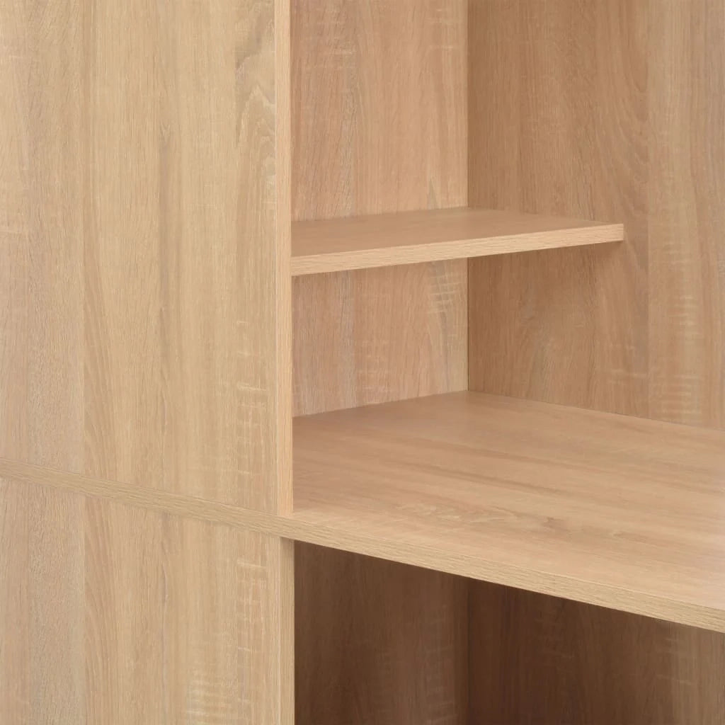 Tavolo alto da bar/bistrot con mobile rovere marrone 200 cm 0902043