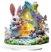 Decorazione di Pasqua in Acrilica - Ornamento per Tavolo - Decorazione Interna di Pasqua - Decorazione di Pasqua Festiva - Impermeabile e Resistentente alle Sollecitazioni