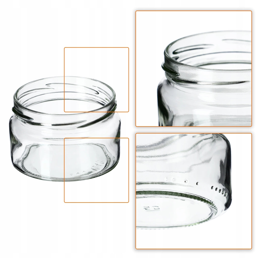 Barattoli per conserve KADAX Denia 250 ml 50 pezzi 82 mm + coperchio "Miele"