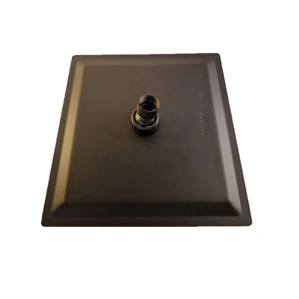 Sined Soffione Quadro 15 Nero Soffione Quadrato 6 Pollici Nero