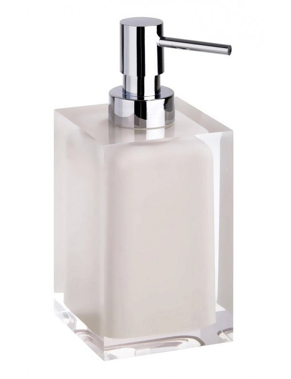 Set di 4 accessori da bagno VISTA in resina beige