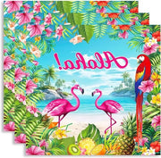 20 servizi per bambini con tema Flamingo Hawaii